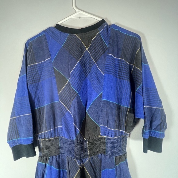 Vintage Carol Anderson California Plaid Midi Maxi Dress Medium - Picture 8 of 8